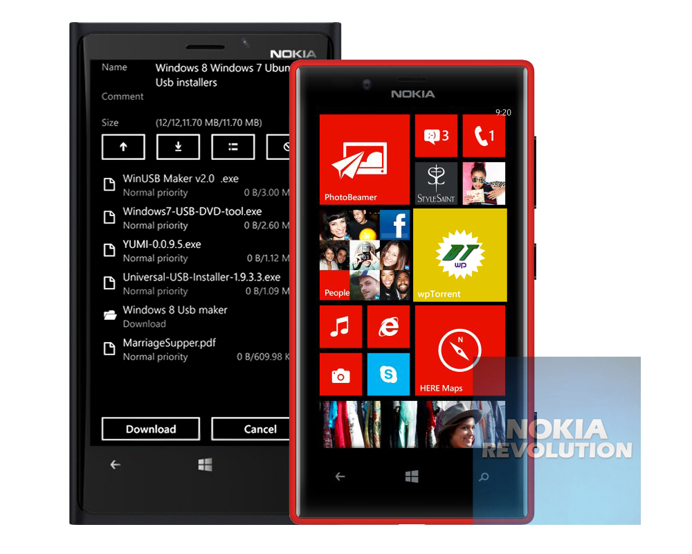 Windows Phone Torrent Application
